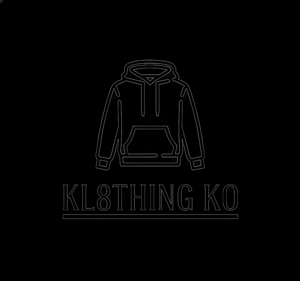 Kl8thing line monogram with hoodie icon